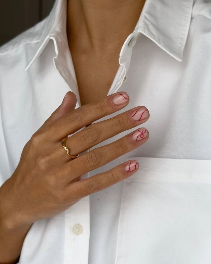 proste paznokcie, elegancki manicure, klasyczny styl