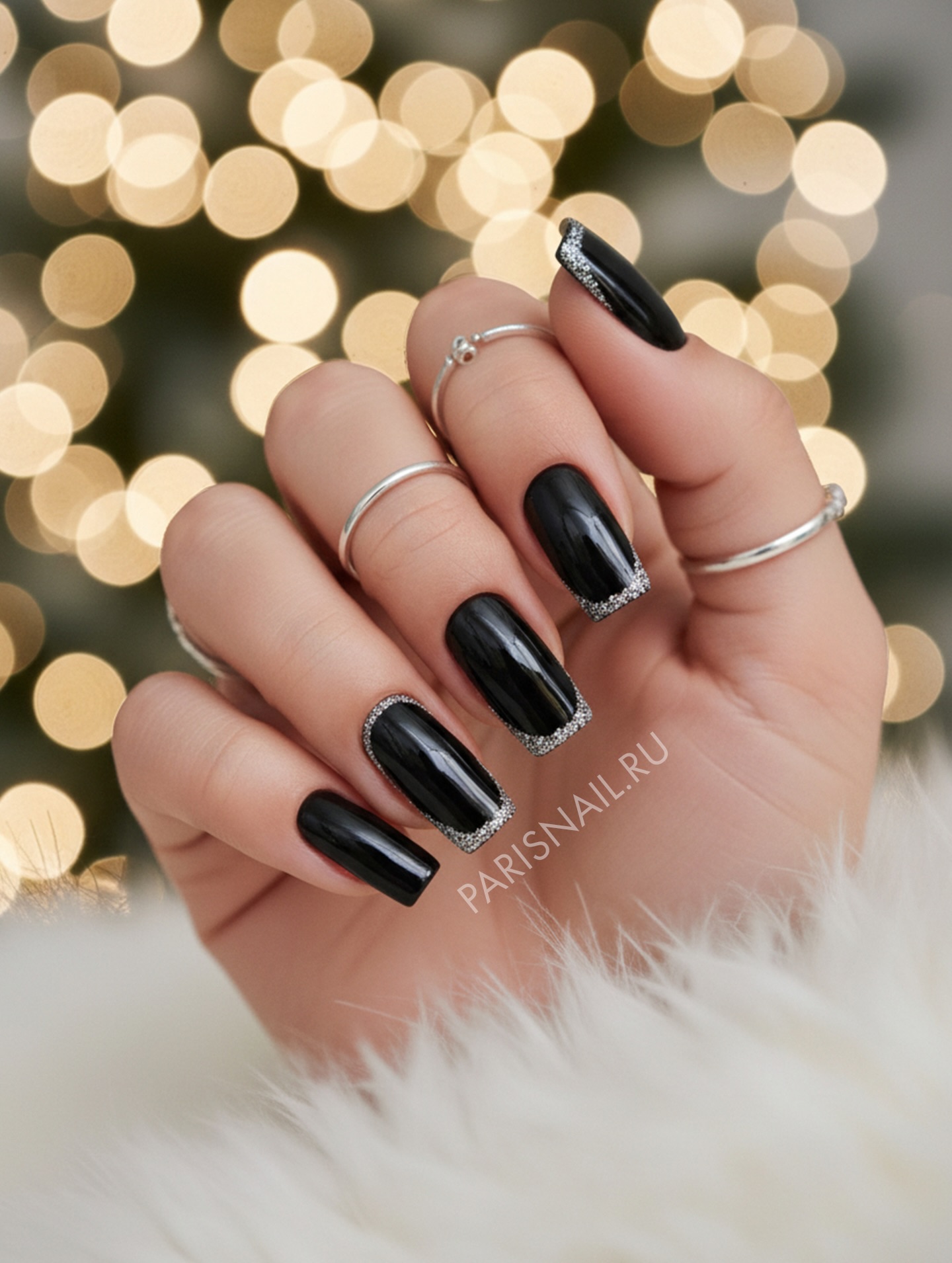 Czarny szyk z nutą blasku