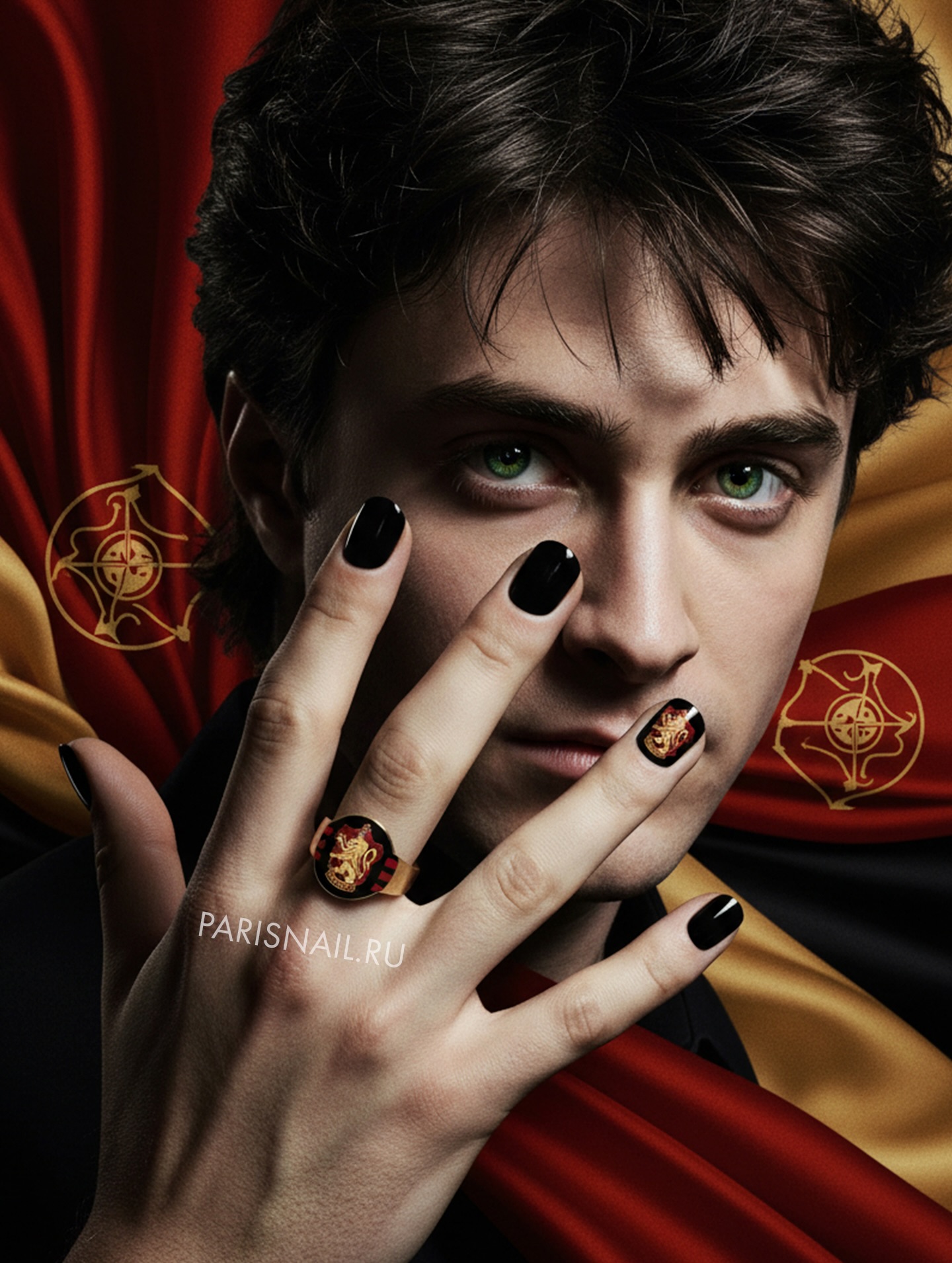 Czarny magnes dla spojrzeń