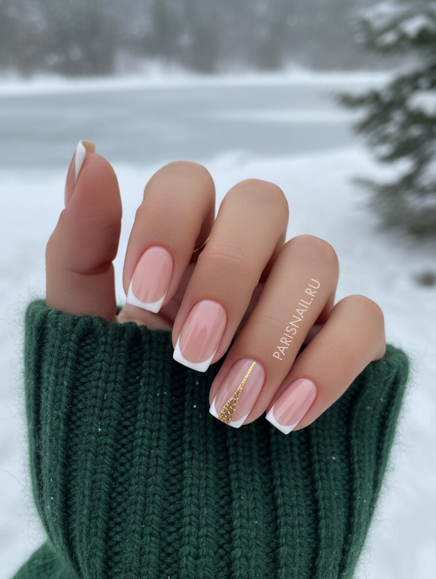 Delikatność i styl w klasycznym french manicure