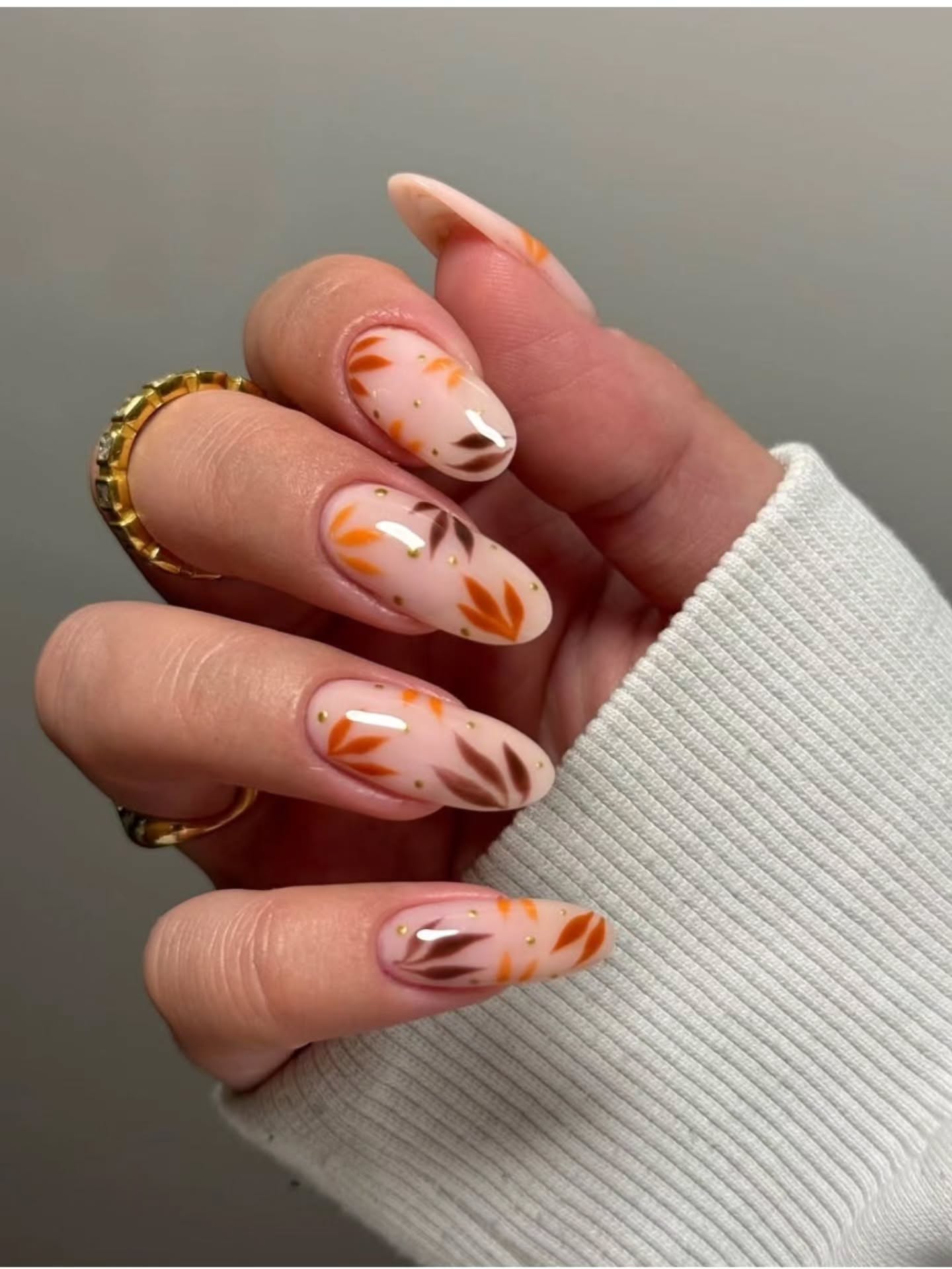 Jesienne refleksy na paznokciach