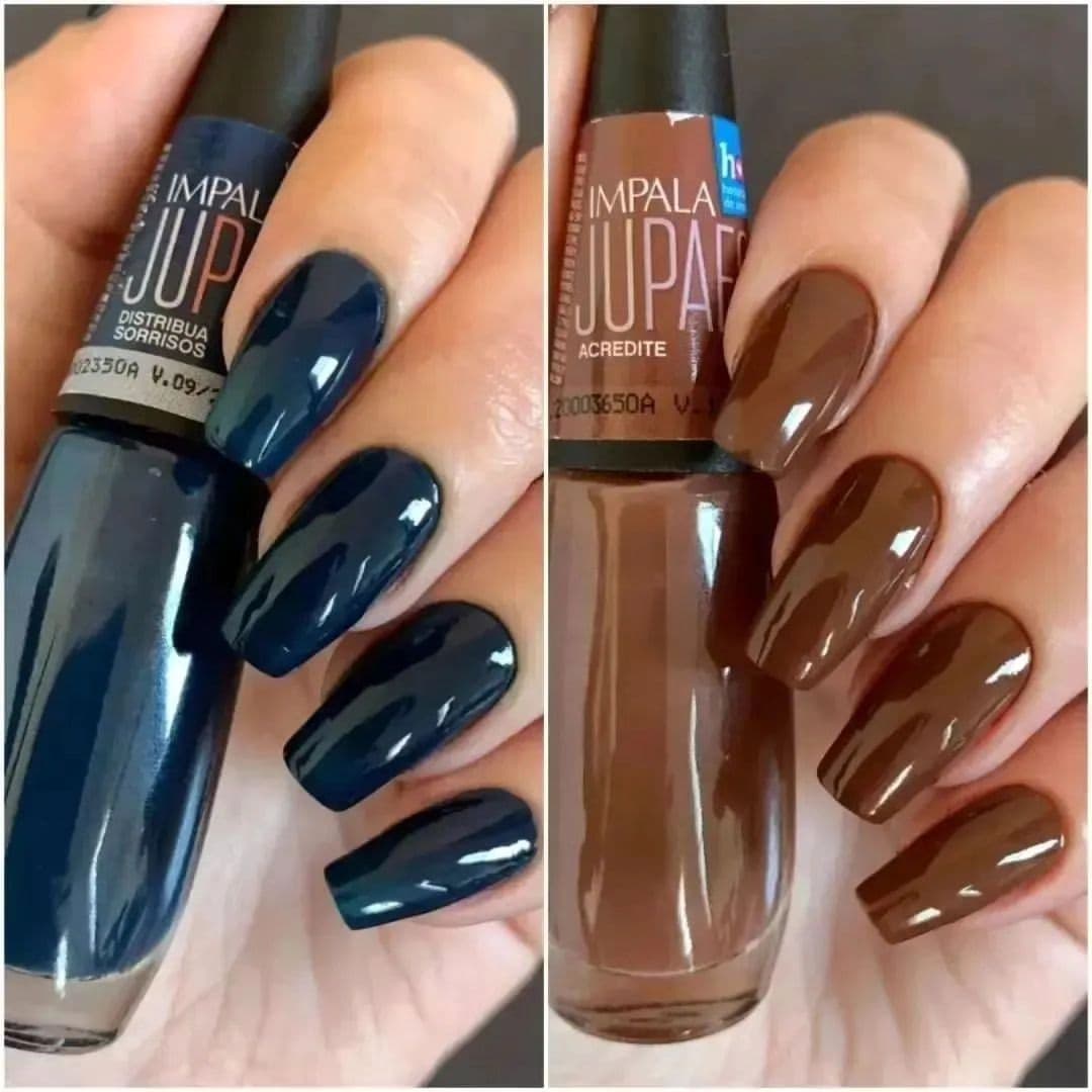 Kontrastowy szyk manicure: minimalizm kolorów