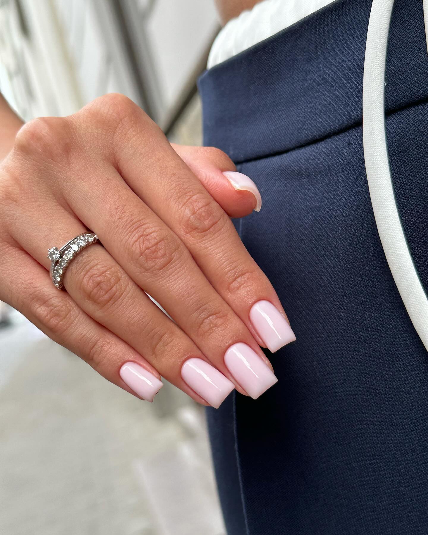 Delikatna różowa klasyka