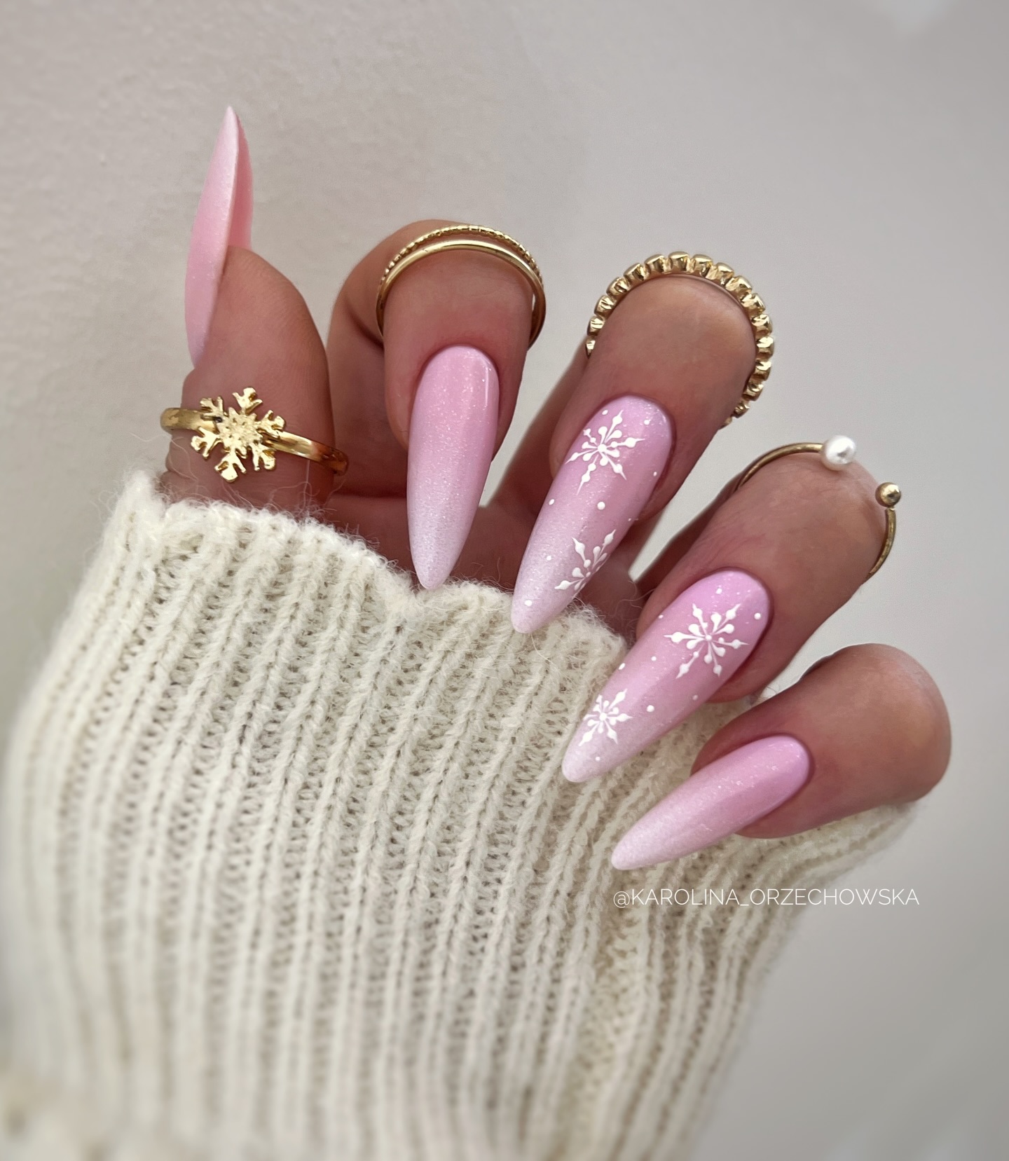 Zimowa bajka w odcieniach różu