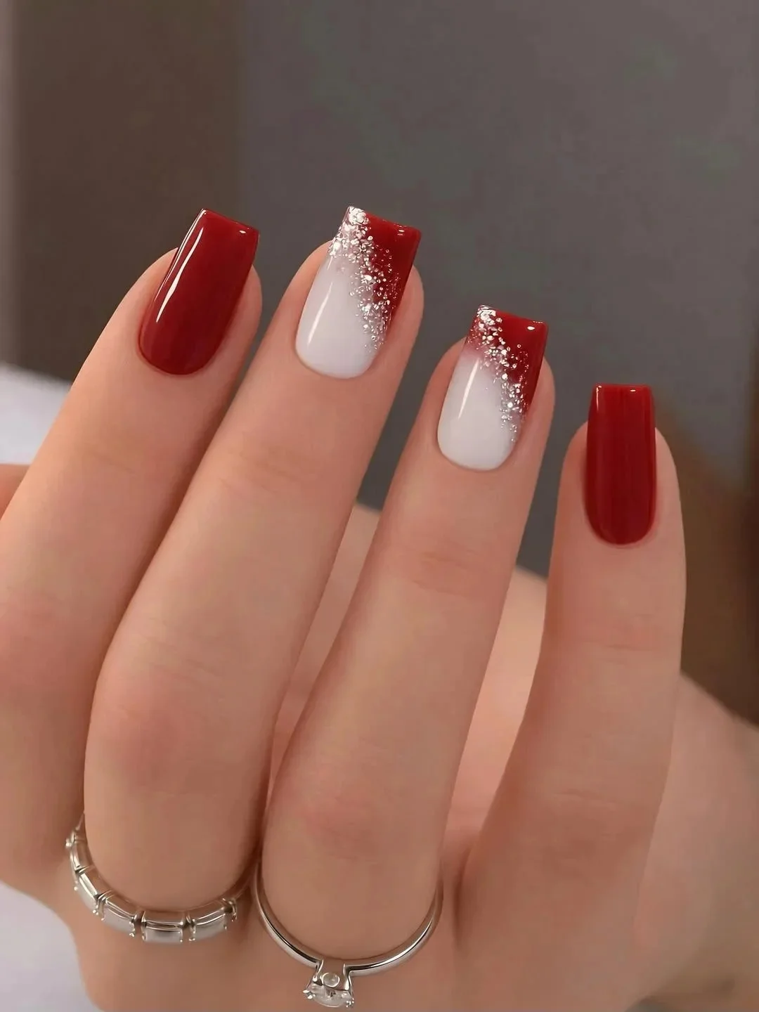 Elegancja i pasja: czerwono-biały miks