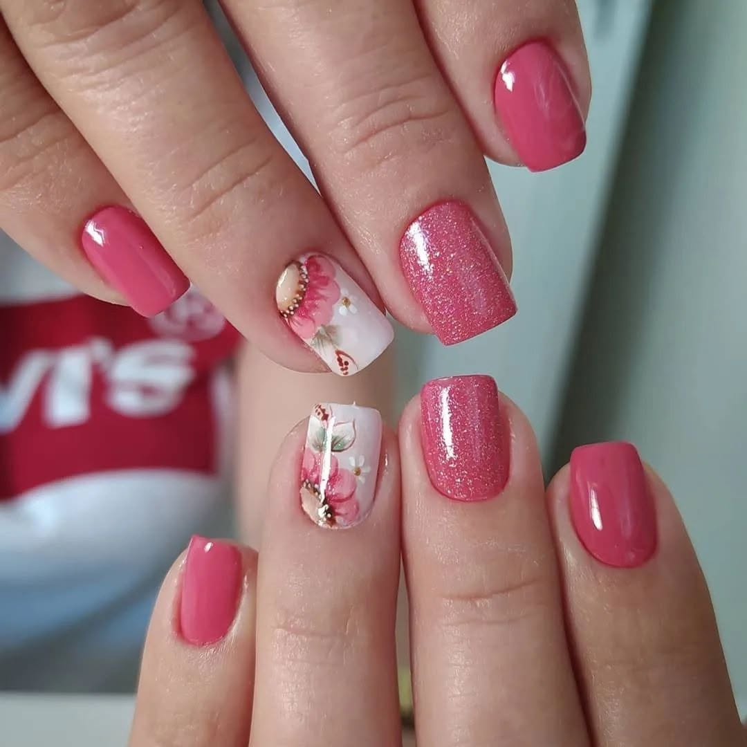 Romantyczna kwiatowa bajka na Twoich paznokciach