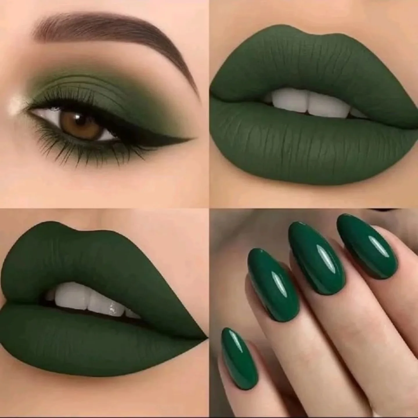 Zielony luksus na paznokciach: stylowy akcent