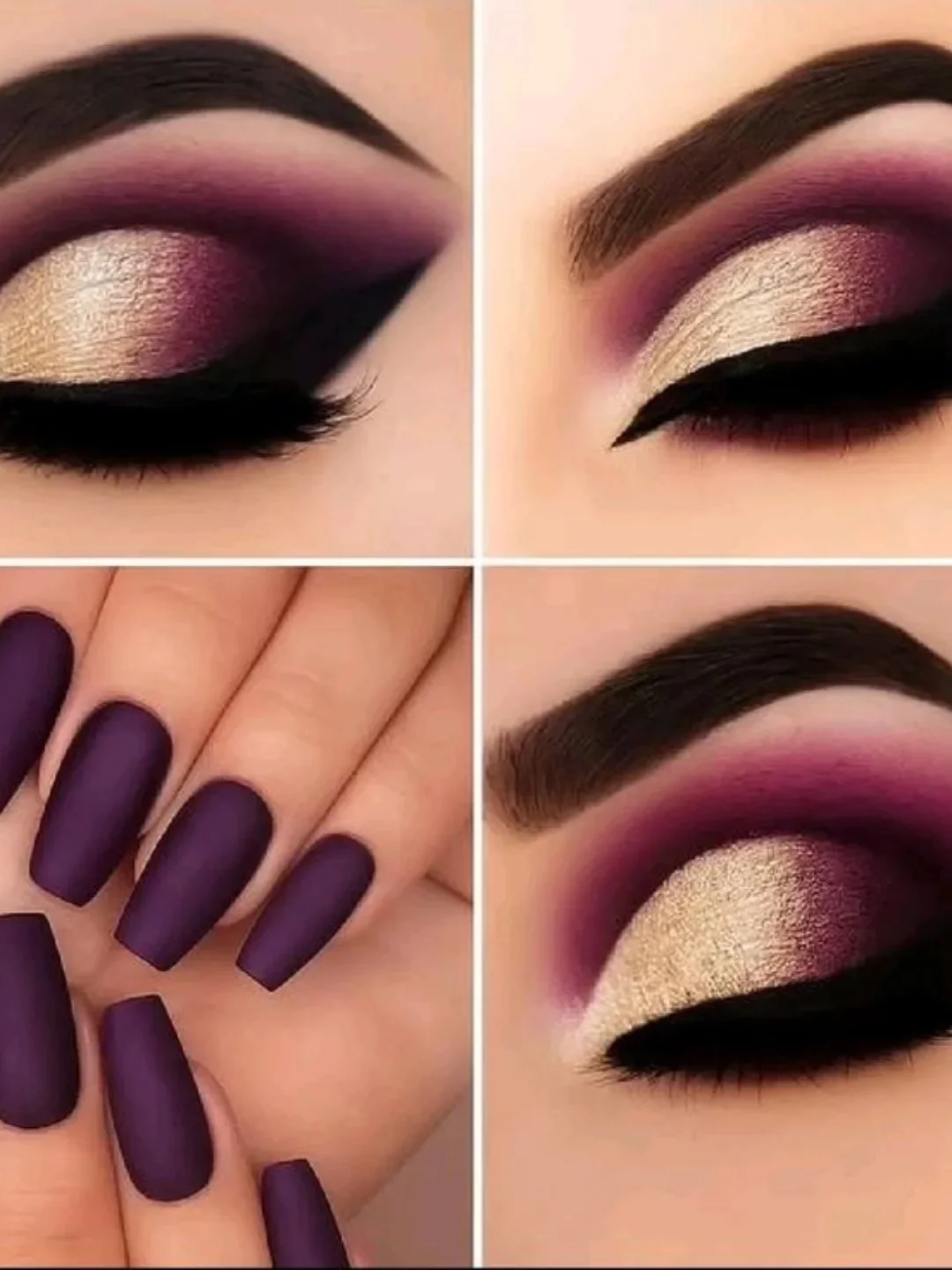 Tajemniczy fiolet: manicure, który hipnotyzuje!