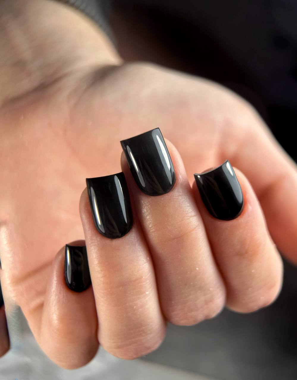 Kwadrat gloss black jednolity Mollon PRO