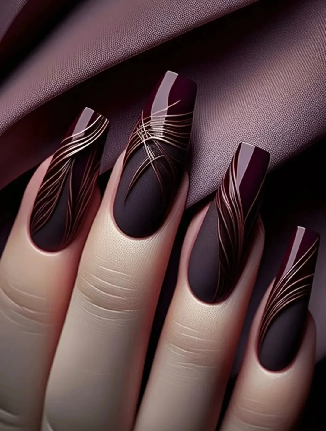 Elegancki kontrast: sztuka na Twoich paznokciach